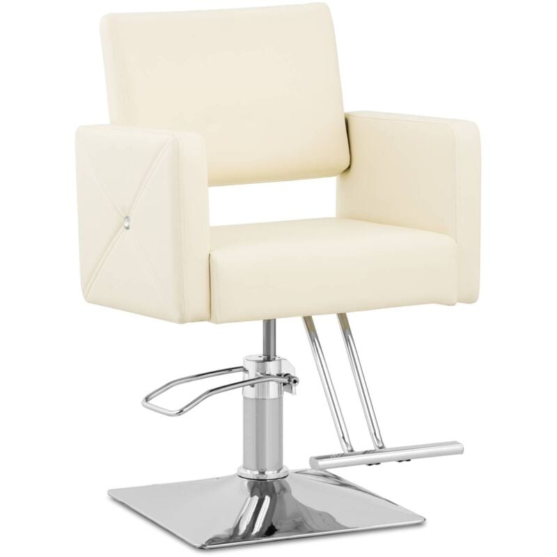 Carlisle Salon Chair with Footrest - seat height 45 - 55 cm - 150 kg - beige