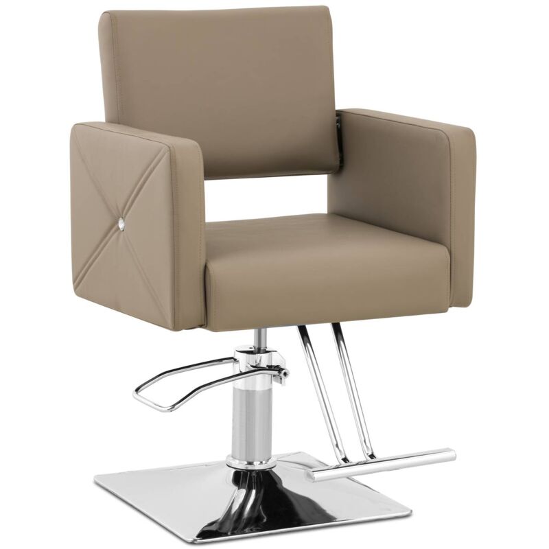 Carlisle Salon Chair with Footrest - seat height 45 - 55 cm - 150 kg - grey