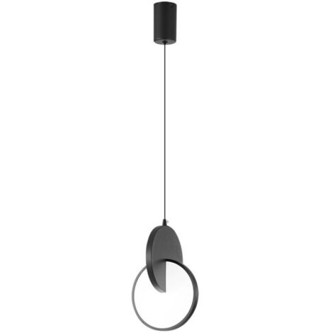 Carlota Pendelleuchte 1l Schwarz 17w 6500k 2380lm