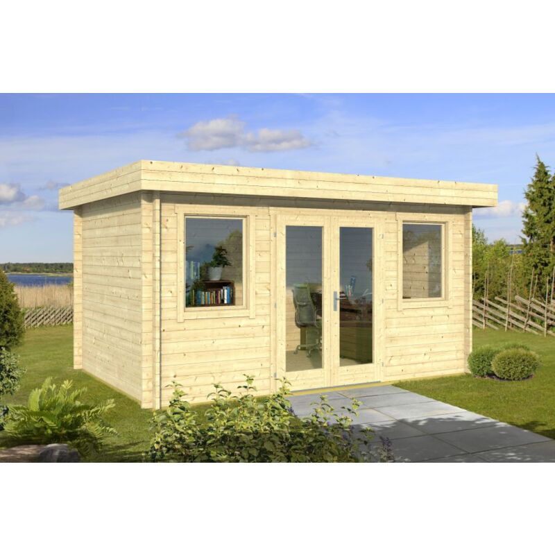 Carlsson Flachdach Gartenhaus Office Bob 40 Iso Ohne Impragnierung Ohne Farbbehandlung Tauchimpragnierung Ab Werk Ohne Tauchimpragnierung S1 1 00090 0