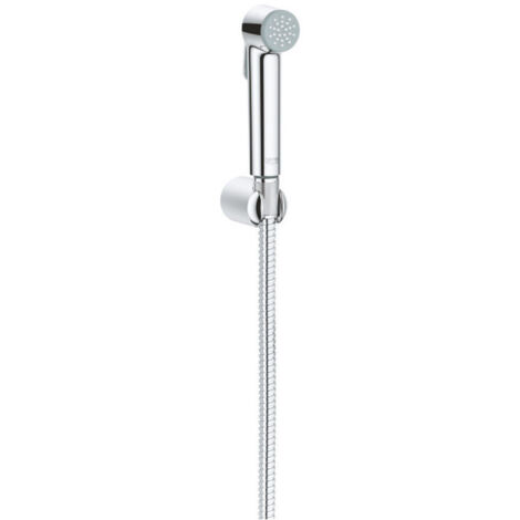 Carmdering -Avec support et 1,25Pommeau de douche à main avec flexible de baignoire, chromé 26354000