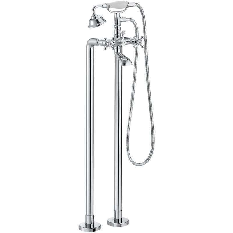 A5A274BC00 carmen Grifo Bimando para Baño-Ducha con Inversor Manual y Equipo de Ducha Cromo - ref: A5A274BC00 - Roca