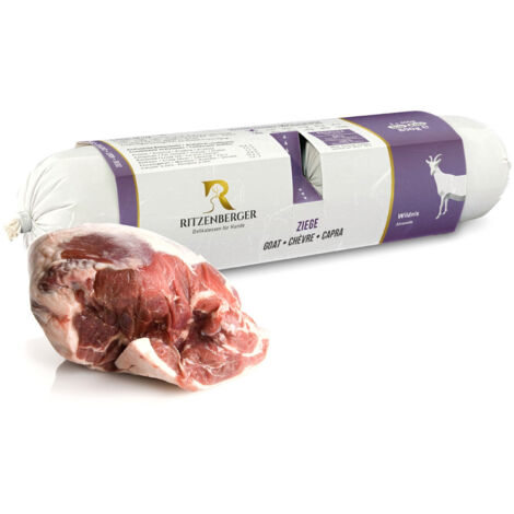Carne de cabra con chirivía y membrillo Panecillos dobles (2 x 400 g) Comida húmeda para perros y gatos Ritzenberger