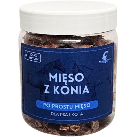 Carne di cavallo liofilizzata per cani e gatti  a basso contenuto di grassi  vitamina B1 B2  minerali  HEALTHY TREAT 80g Carne di cavallo liofilizzata per cani e gatti  a basso contenuto di grassi  vi