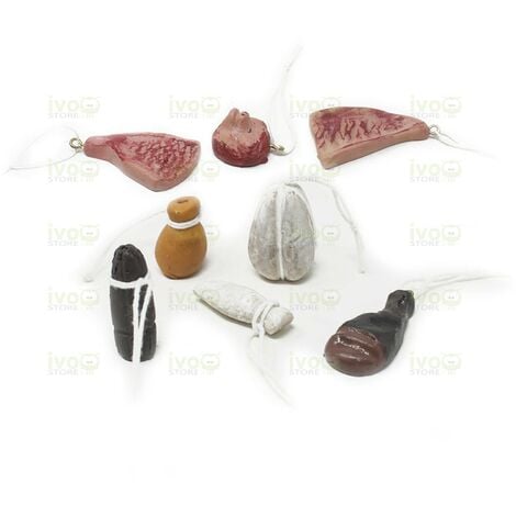 Carne e Formaggi Set da 8 Pezzi in Resina 86596