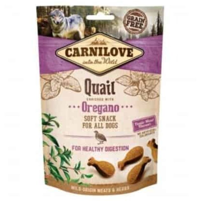 Carnilove carnilove crunchy snack quail & oregano, prix pour chien, 200 g - 200 g 8595602527359