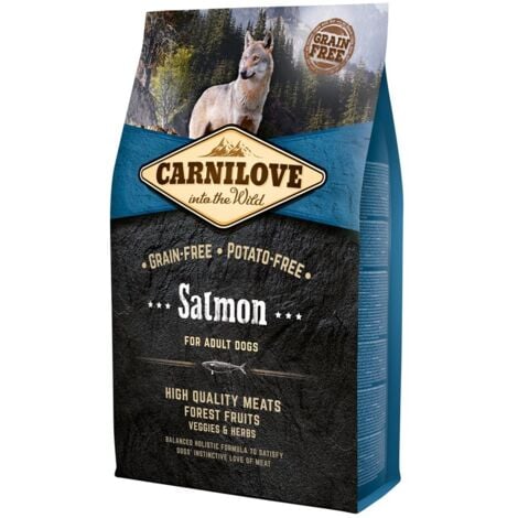 BOCARNEA CARNILOVE Saumon pour chiens adultes - croquettes - 4 kg