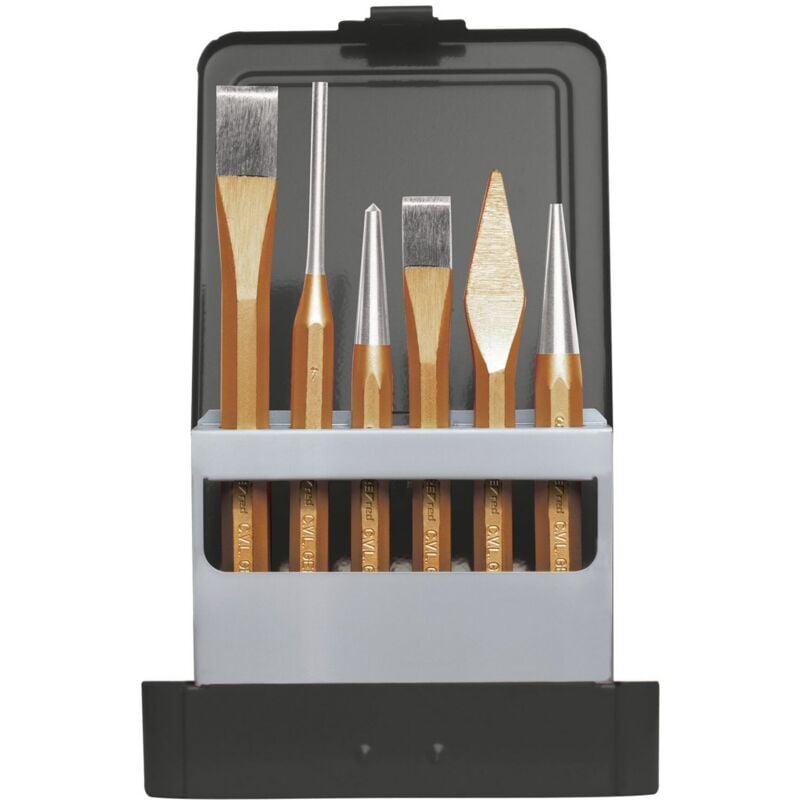 Red 3300826 - Jeu d'outils de frappe en cassette 6 pcs , R90000006 - Gedore