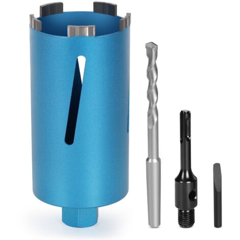 Carotteuse diamantée M22 pour carotteuse avec turbo, avec SDS-Plus, Ø 92 mm, longueur totale 200 mm, forage à sec et à eau pour béton, foret diamanté à eau, foret diamanté à sec pour béton