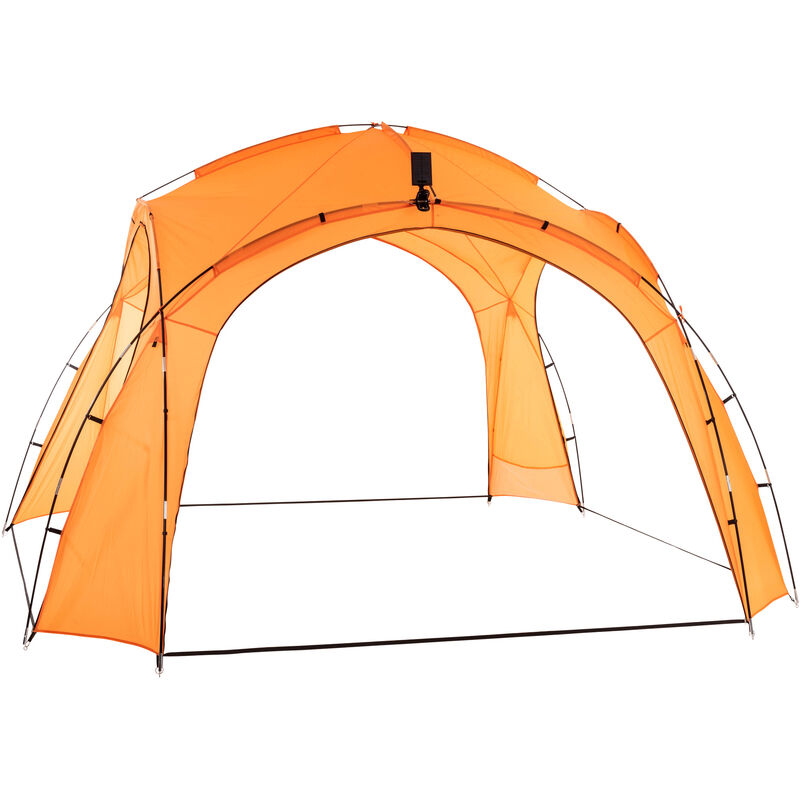 

CLP - Carpa Camping 3,5 x 3,5 m Con Luces LED Naranja