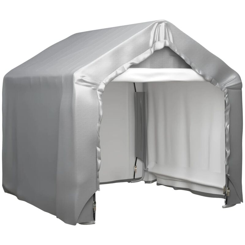 

Carpa de almacenamiento acero galvanizado gris 180x180 cm