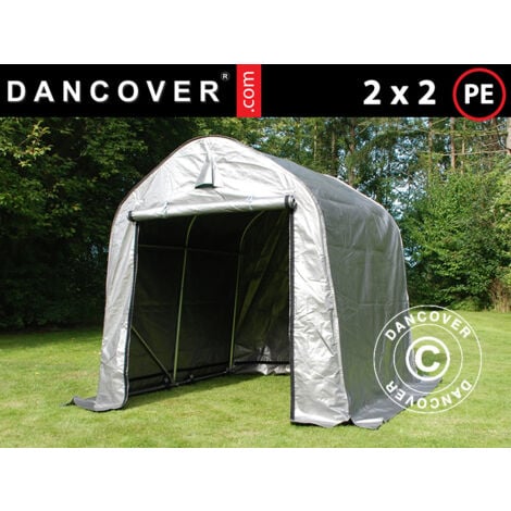 Carpa de almacenamiento PRO 2x2x2m PE, Gris
