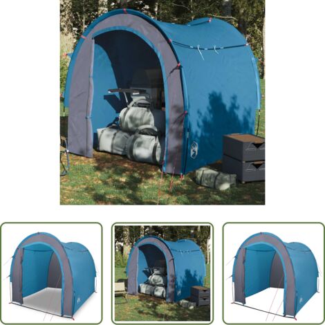 Carpa de camping -  Tienda de almacenamiento impermeable azul