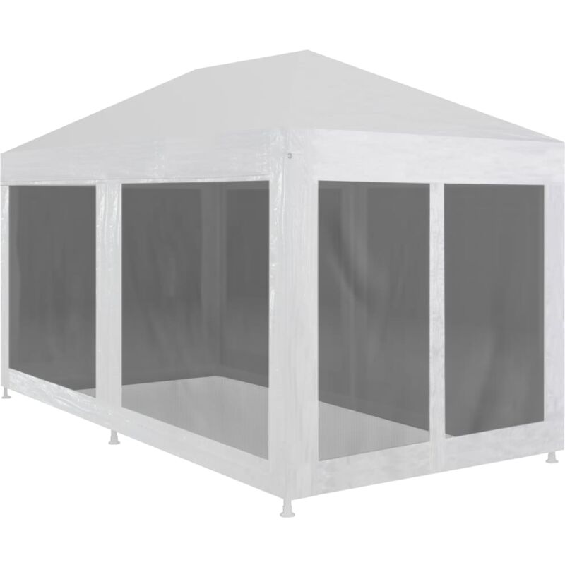 

Carpa de celebraciones con 6 paredes de malla 6x3 m - Negro - Vidaxl