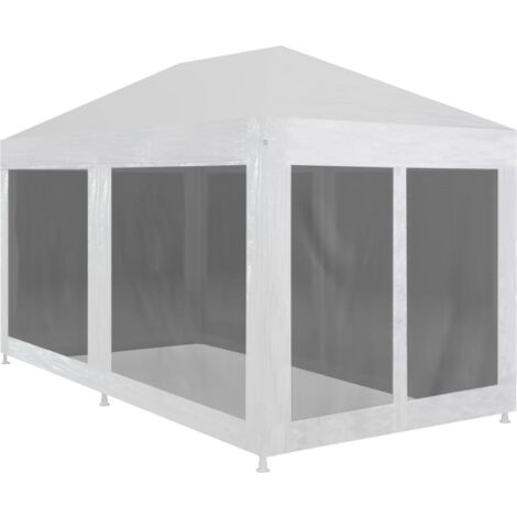 Carpa de celebraciones con 6 paredes de malla 6x3 m