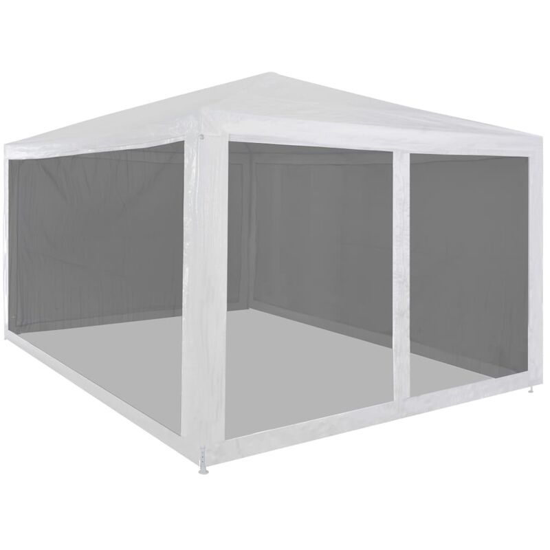 

Carpa de celebraciones plegable con 4 paredes de malla 4x3 m