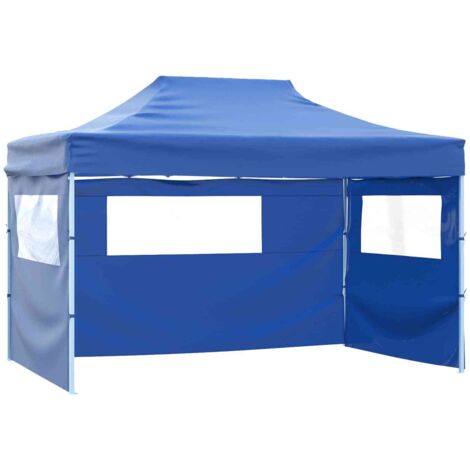 Carpa de Fiesta Azul 291 x 431 x 315 cm Tela Oxford