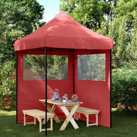 Carpa de Fiesta Burdeos 200 x 200 x 306 cm Tela Oxford