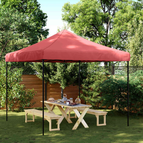 Carpa de Fiesta Burdeos 292 x 292 x 315 cm Tela Oxford