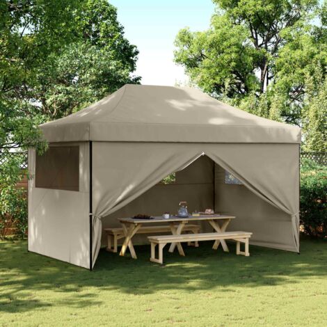 Carpa de Fiesta Taupé 292 x 440 x 315 cm Tela Oxford
