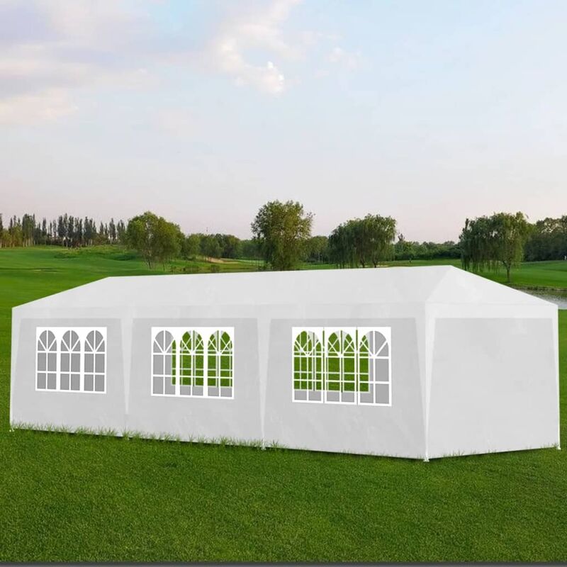 

Carpa de fiestas blanca 3x9 m