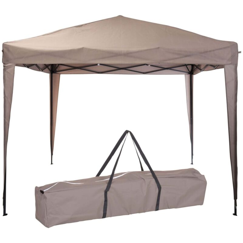 

Carpa para fiestas Easy-Up gris taupe 300x300x245 cm - Gris Topo - Progarden