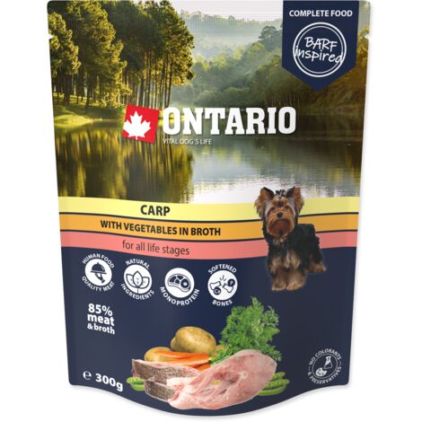 Carpa dell'Ontario con verdure in brodo 300 g