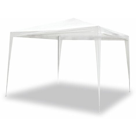 Carpa desmontable 3x3m Blanca Cies - Bolsa transporte - Jardín playa campo terraza