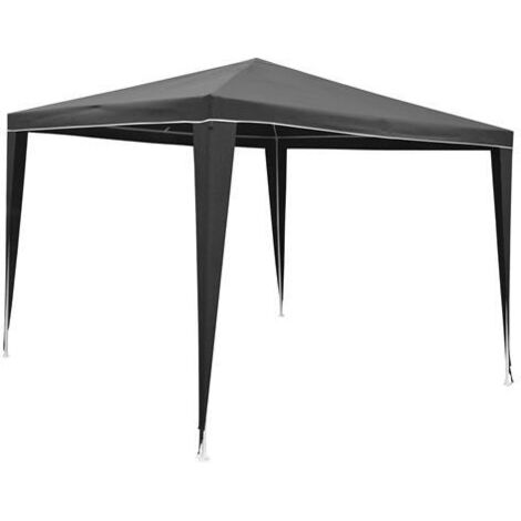 Carpa desmontable  acero/polies .gris 3x3m. TONNJA027