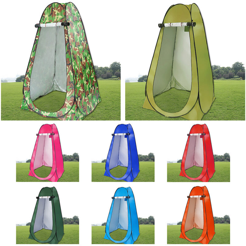 

Carpa emergente, carpa plegable instantanea para vestuario, con bolsa de transporte,Multicolor, 2 personas