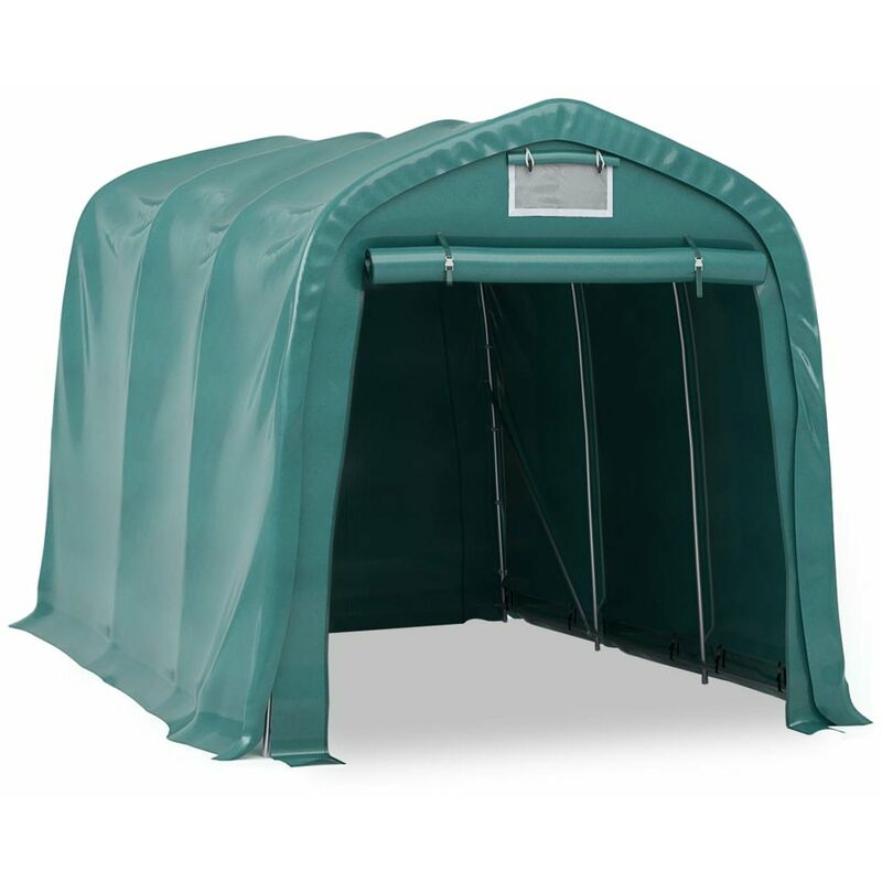 

Carpa garaje de almacenamiento PVC verde 2,4x3,6 m