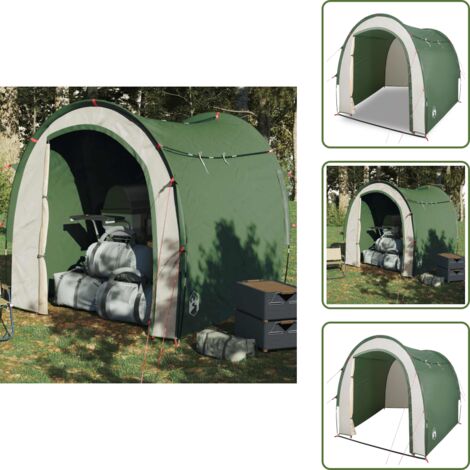 Carpa impermeable - vidaXL Tienda de almacenamiento impermeable verde - Carpa de viaje