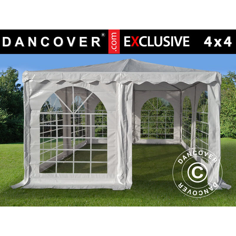 

Carpa Pagoda Exclusive 4x4m PVC, Blanco