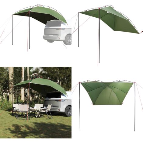 Carpa para coche impermeable verde - Acampada en coche - Tienda de camping para coche