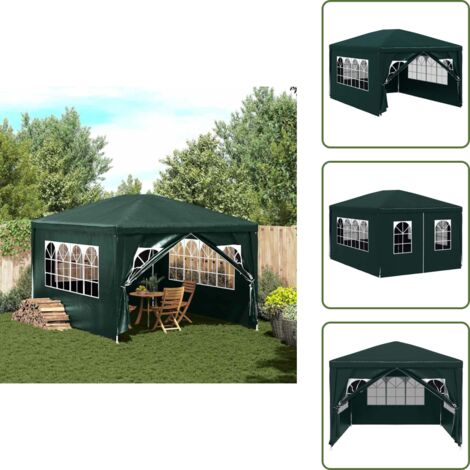 Carpa para eventos - vidaXL Carpa para celebraciones verde 3x4 m - Carpa para bodas