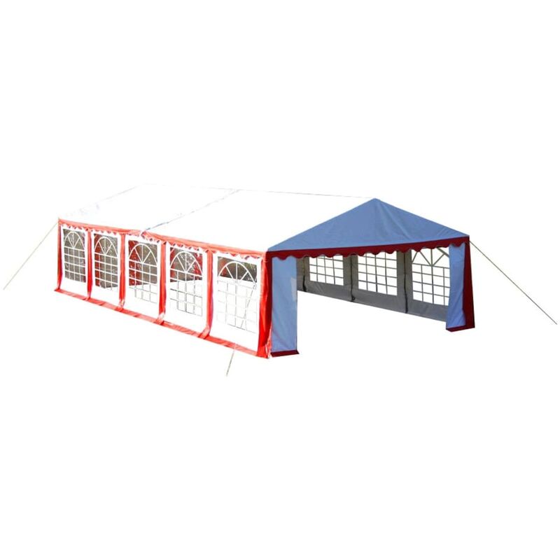 

Carpa de Fiestas 10x5 m Rojo - Rojo - Vidaxl