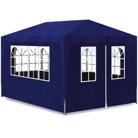 Carpa para fiestas azul 3x4 m vidaXL