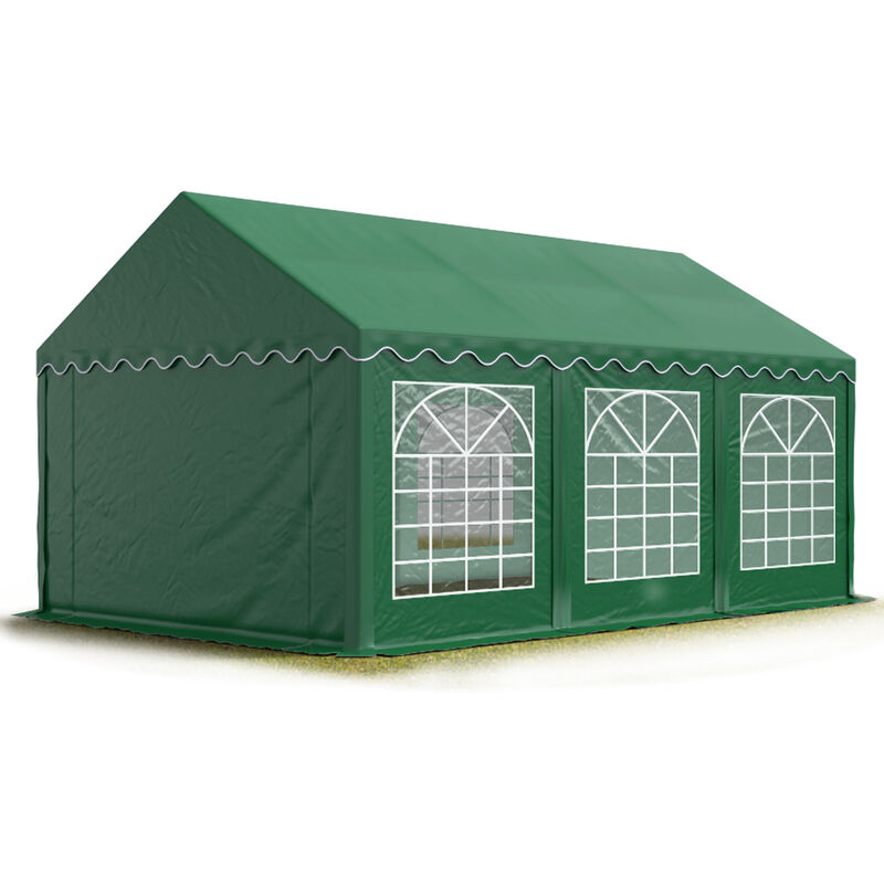 

Carpasol - Carpa para fiestas carpa de fiesta 3x6 m carpa de pabellón de jardín aprox. 500g/m² lona PVC en verde oscuro impermeable - verde