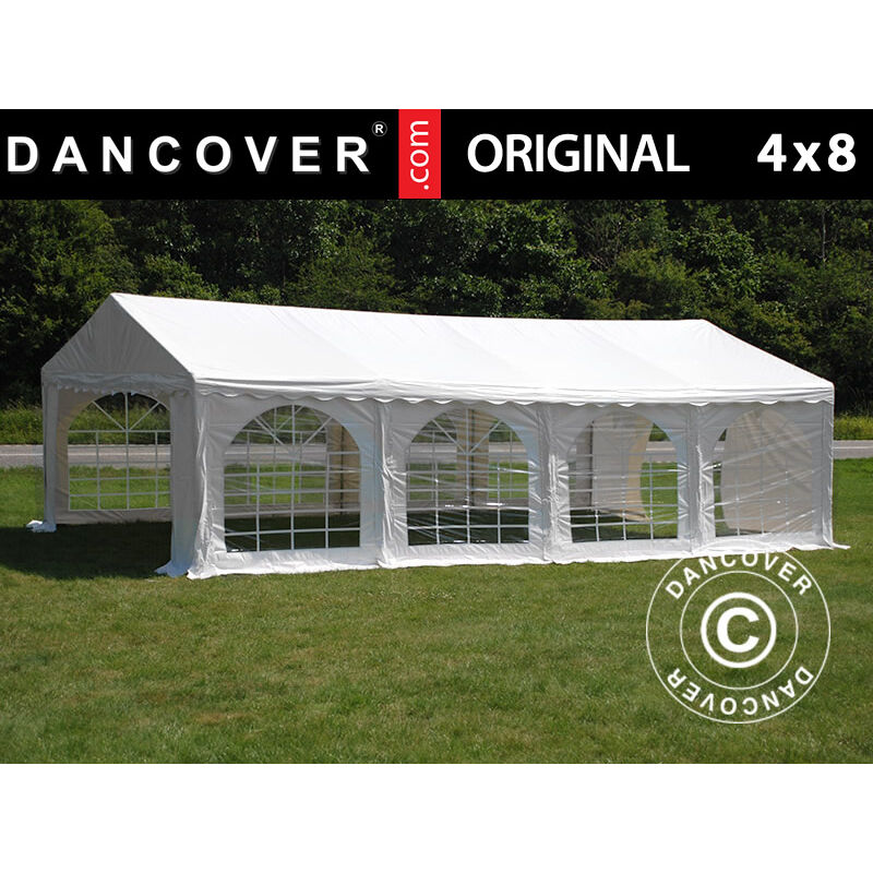 

Carpa para fiestas Carpa Eventos Original 4x8m PVC, Blanco