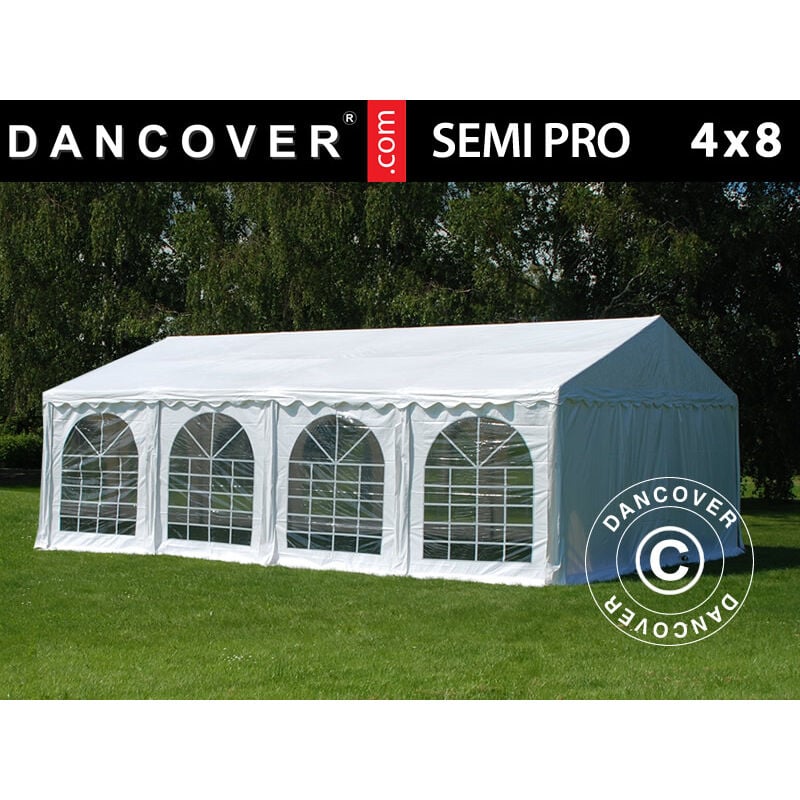 

Carpa para fiestas Carpa Eventos SEMI PRO Plus 4x8m PVC, Blanco