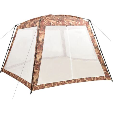 Carpa para piscina de tela camuflaje 660x580x250 cm