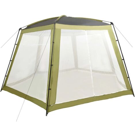 Carpa para piscina de tela verde 590x520x250 cm