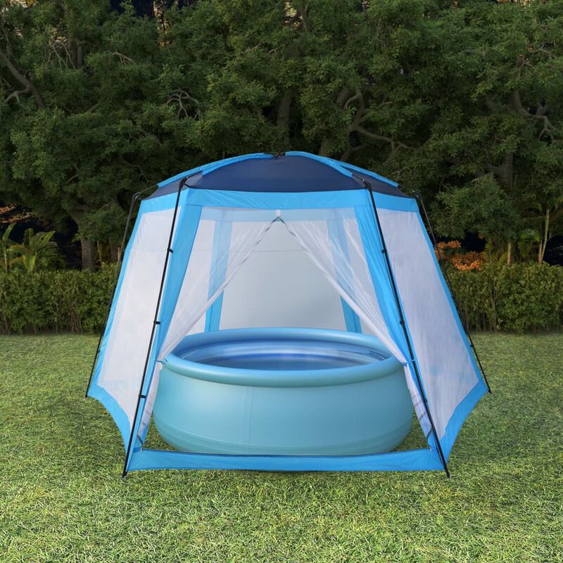 

Carpa para piscinas 500x433x250 cm azul