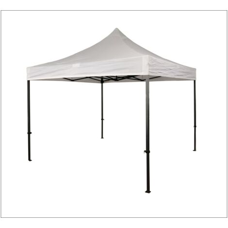 Carpa plegable acero reforzada 3 x 3 m blanco