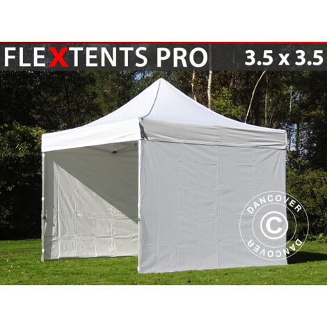 Carpa plegable Carpa Rapida FleXtents PRO 3,5x3,5m Blanco, Incl.
