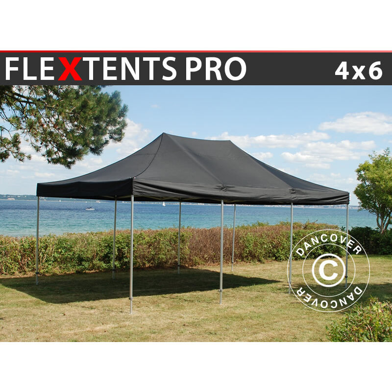 

Dancover - Carpa plegable Carpa Rapida FleXtents PRO 4x6m Negro