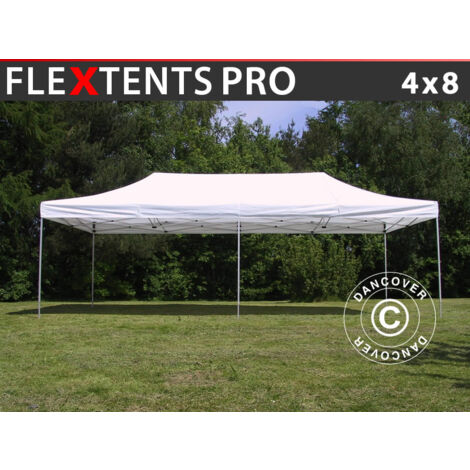 Carpa plegable Carpa Rapida FleXtents PRO 4x8m Blanco
