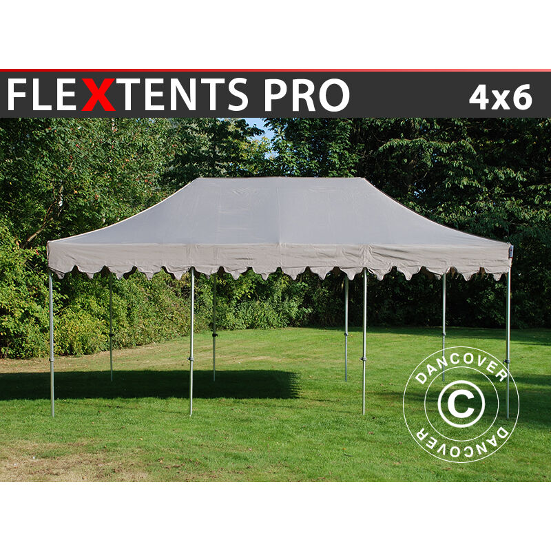 

Dancover - Carpa plegable Carpa Rapida FleXtents PRO 'Morocco' 4x6m Latte