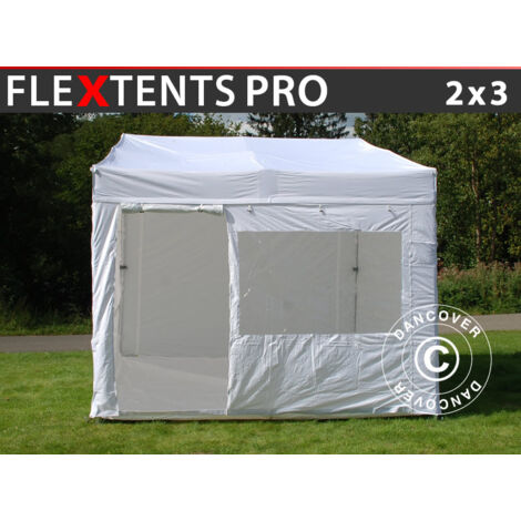 Carpa plegable Carpa Rapida FleXtents PRO Trapezo 2x3m Blanco,