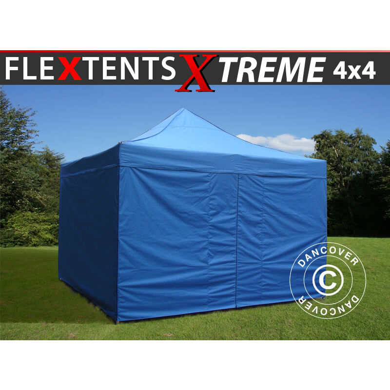 

Carpa plegable Carpa Rapida FleXtents Xtreme 60 4x4m Azul, incl. 4 lados